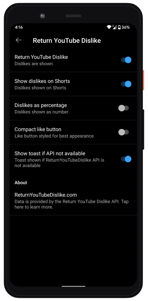 YouTube Revanced APK S6